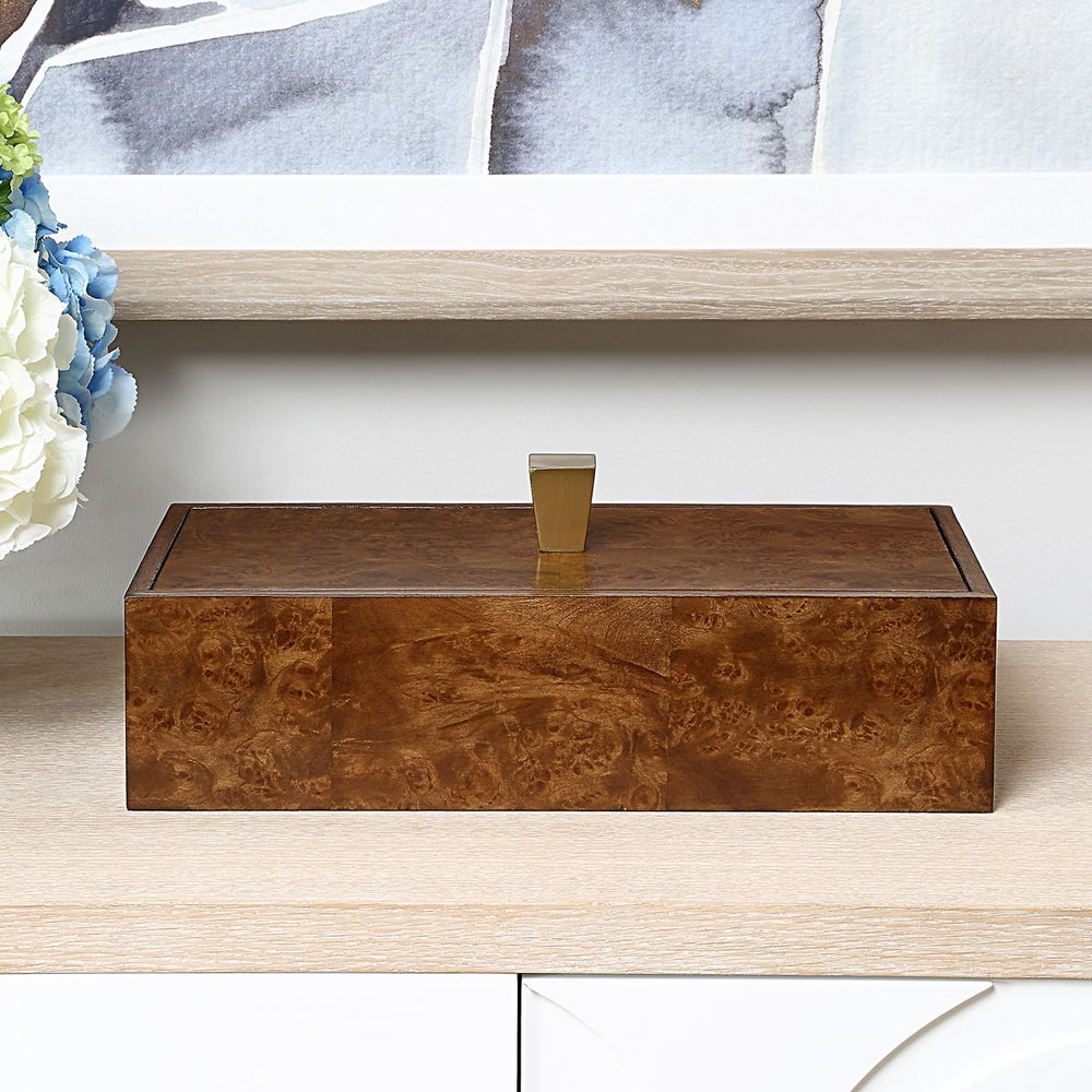 Domicella Burl Veneer Box