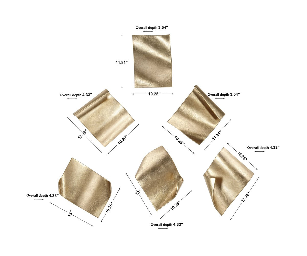 Ercole 14 in. Wall Decor - Set of 6