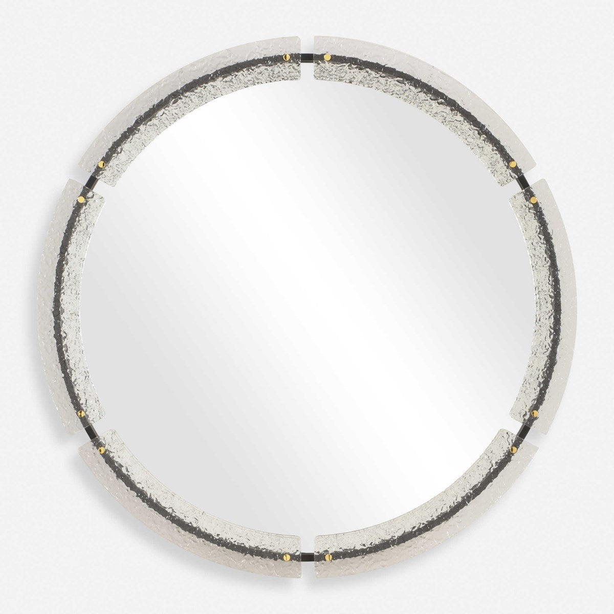 Segni 38 in. Round Mirror