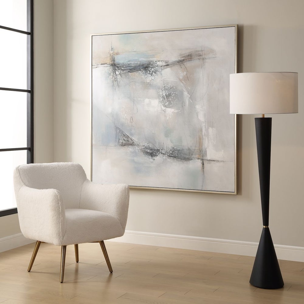 Coastal Haze 62 in. Hand Painted Canvas