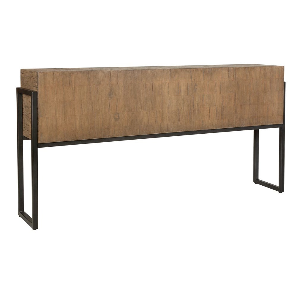 Benito 60 in. Mahogany Wood Console Table
