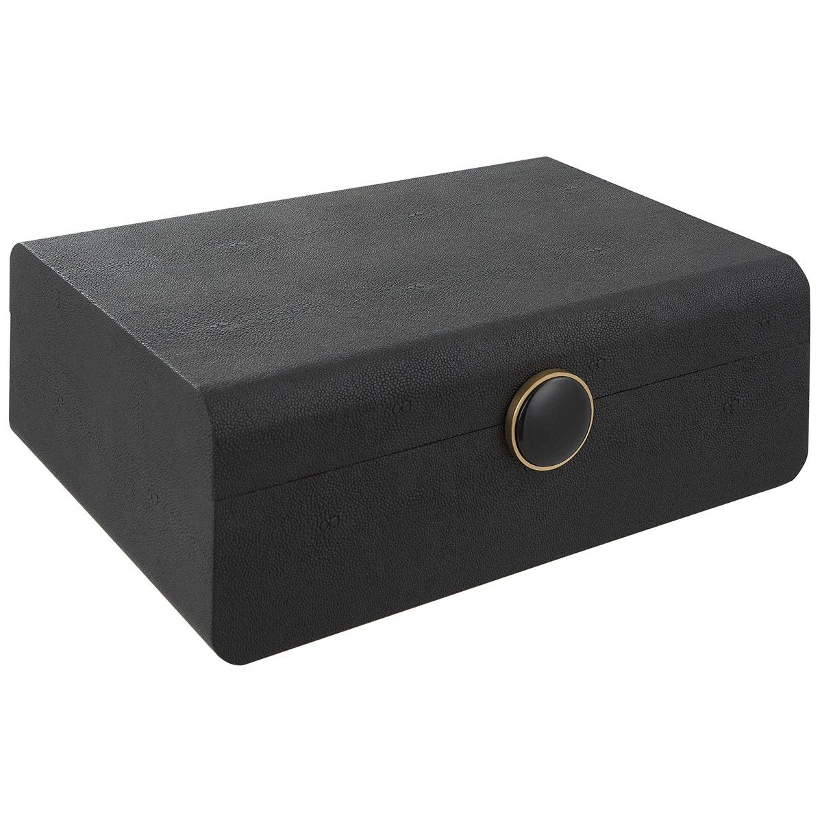 Venusio Shagreen Matte Black Box