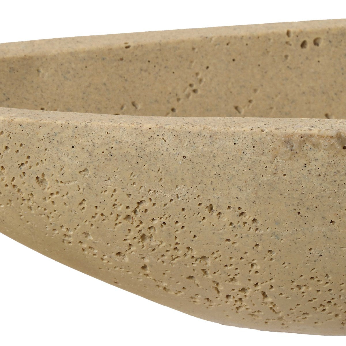 Noale Cast Stone Bowl - Ivory