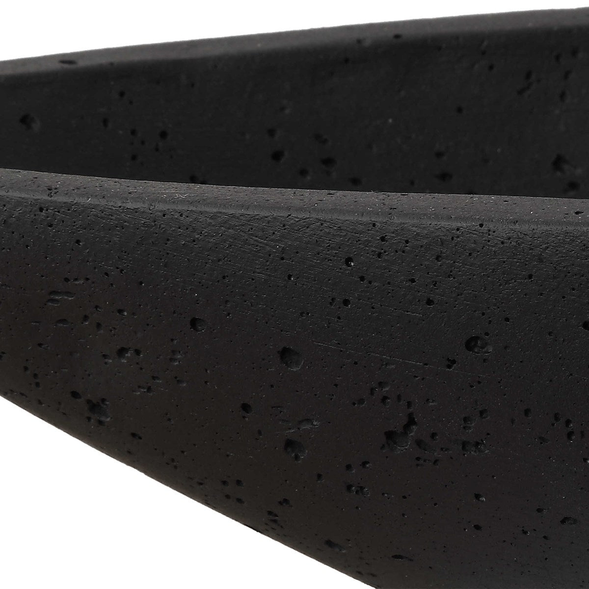 Noale Cast Stone Bowl - Black