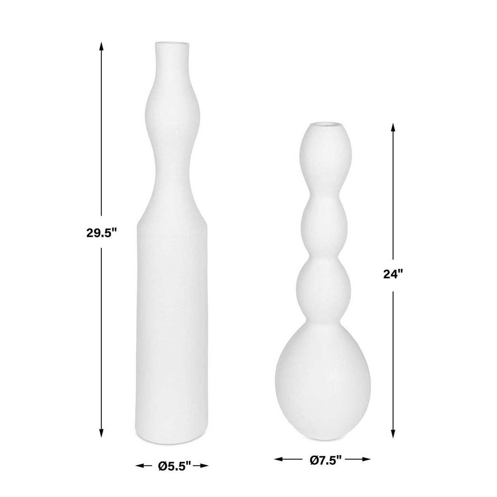 Vizzani Ceramic Outdoor Vase - Set of 2