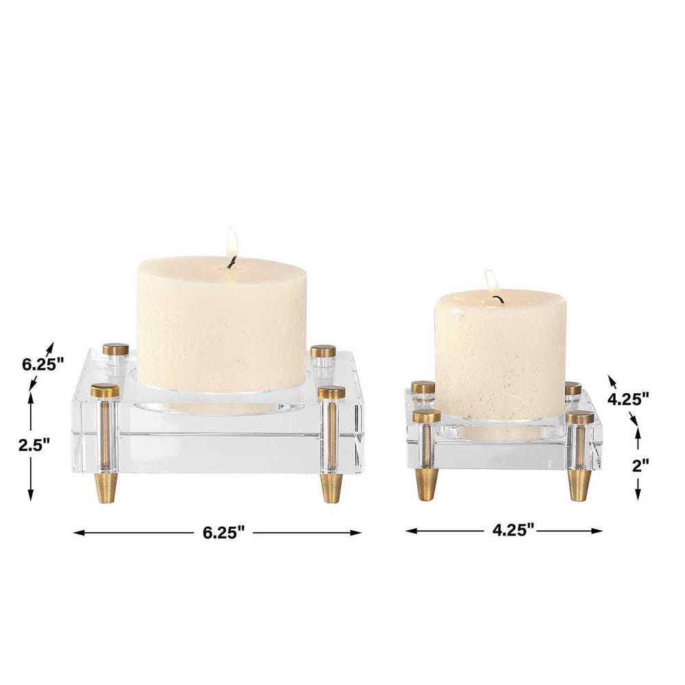 Flavia Candleholders - Set of 2