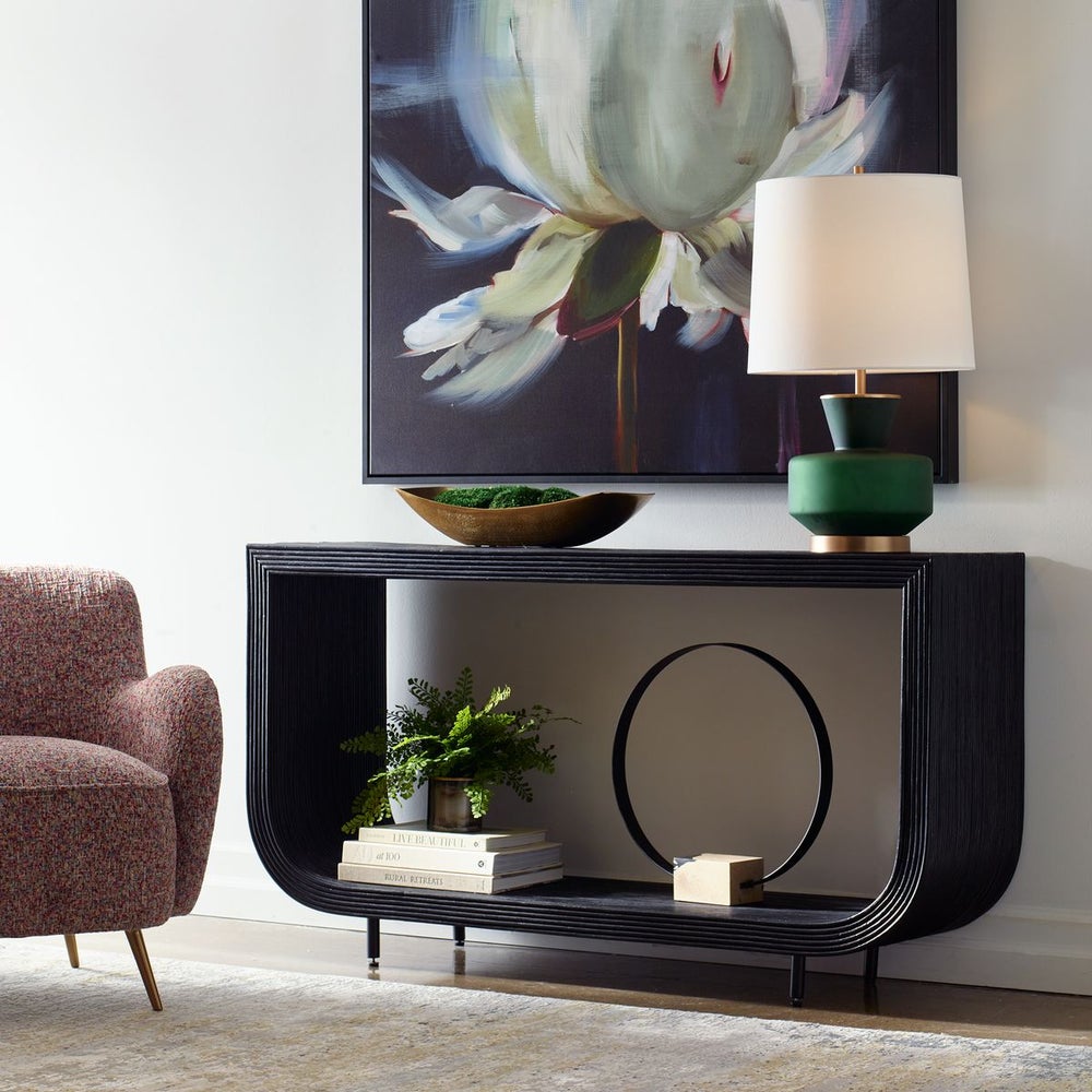 Cascinare 58 in. Rattan Console Table