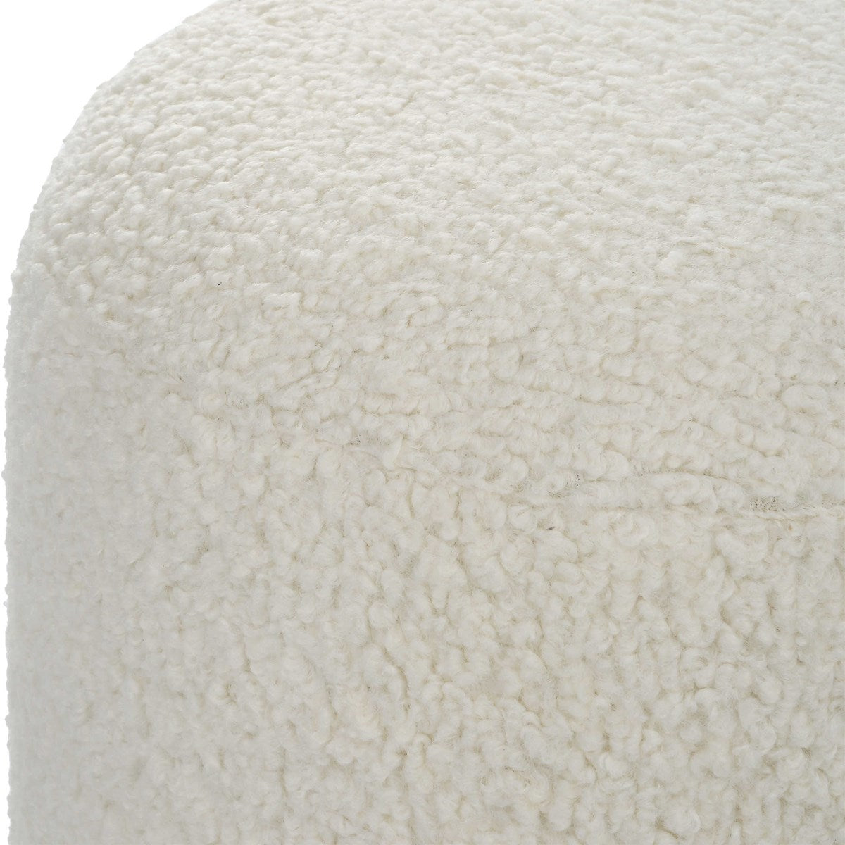 Fraciscio Plush Ottoman