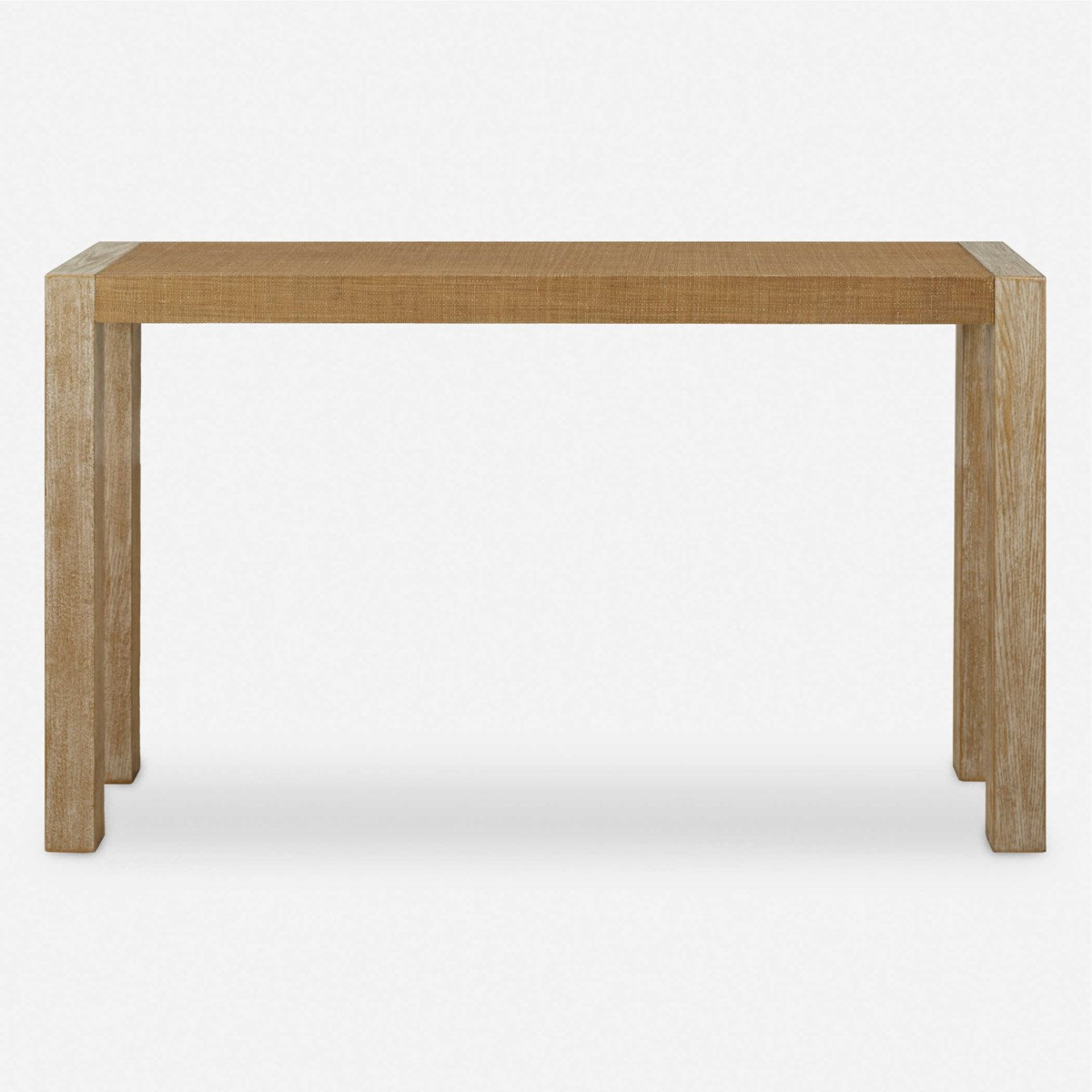 Giberti 52 in. Oak Veneer Console Table