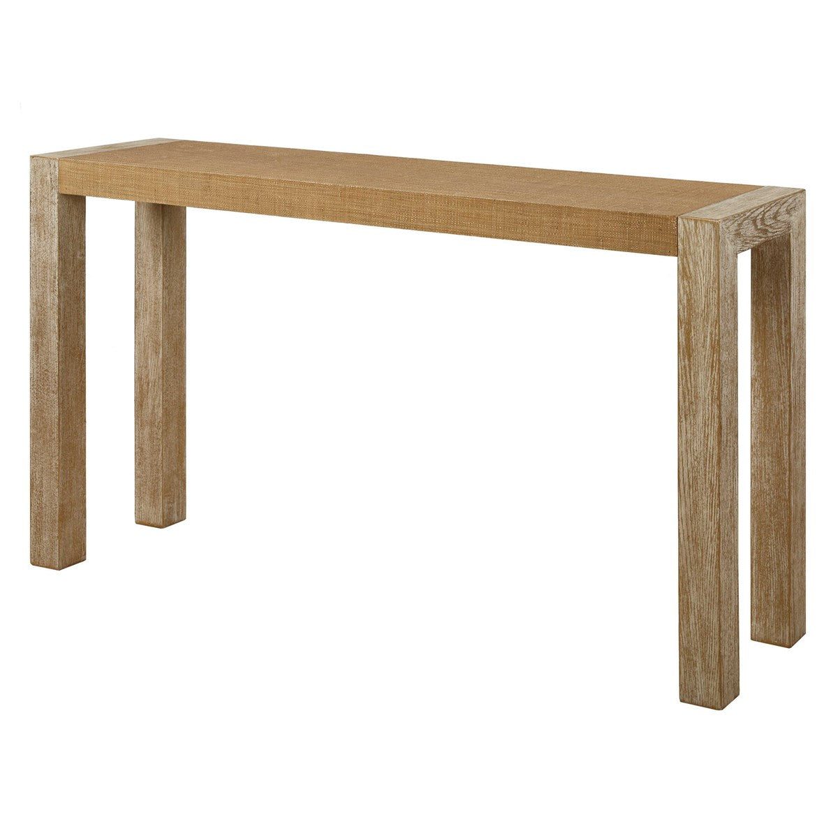 Giberti 52 in. Oak Veneer Console Table
