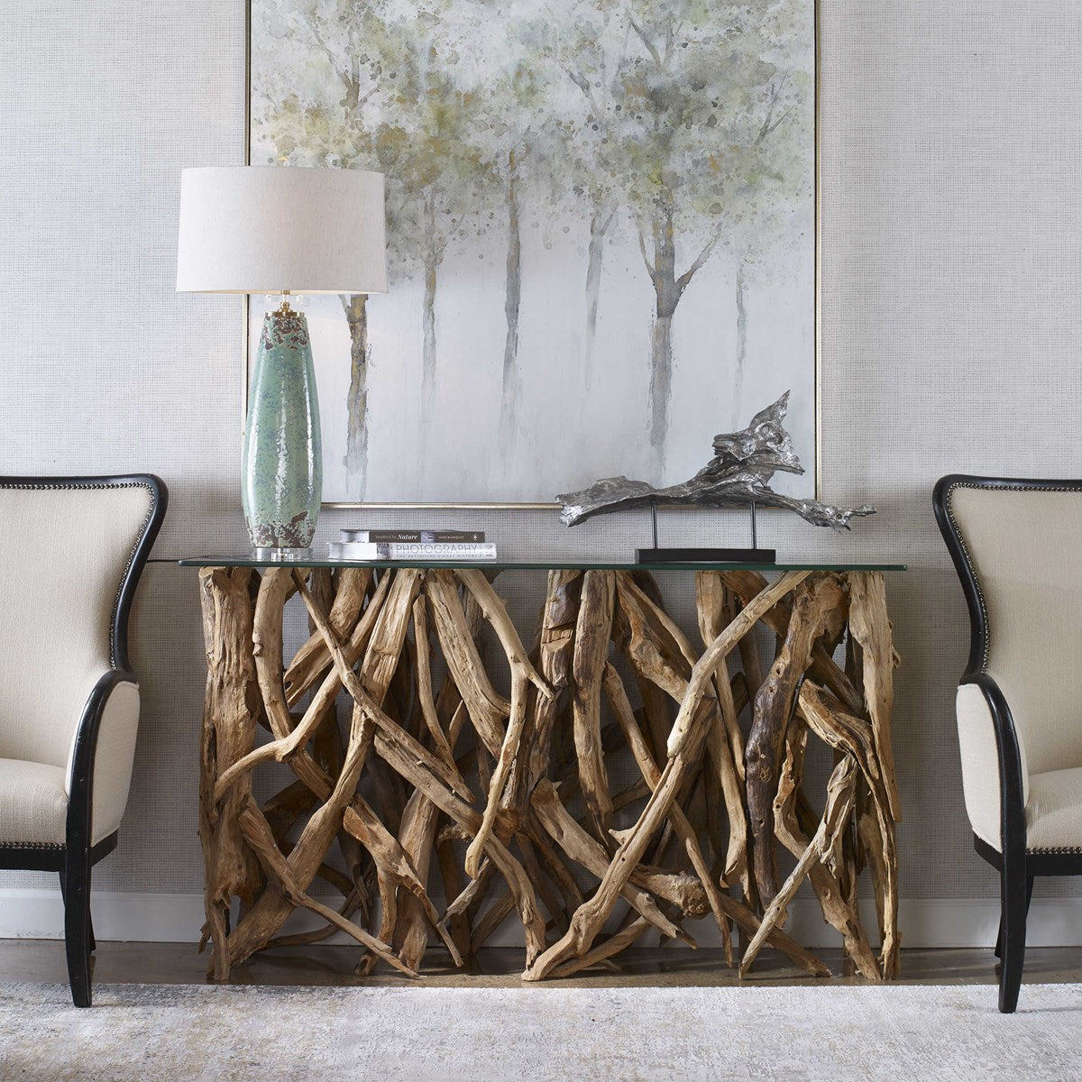 Madera 59 in. Teak Wood Console
