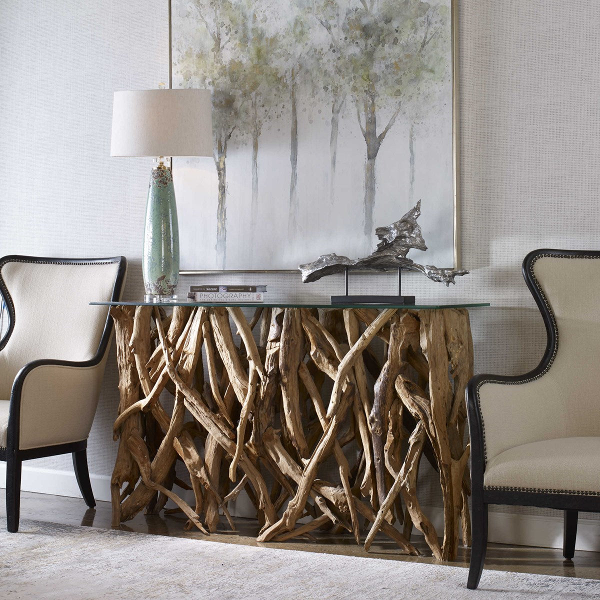 Madera 59 in. Teak Wood Console