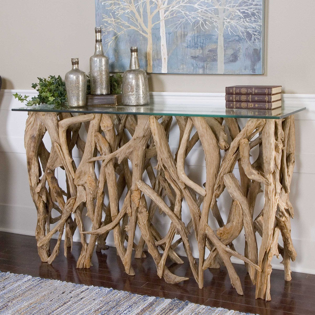 Madera 59 in. Teak Wood Console