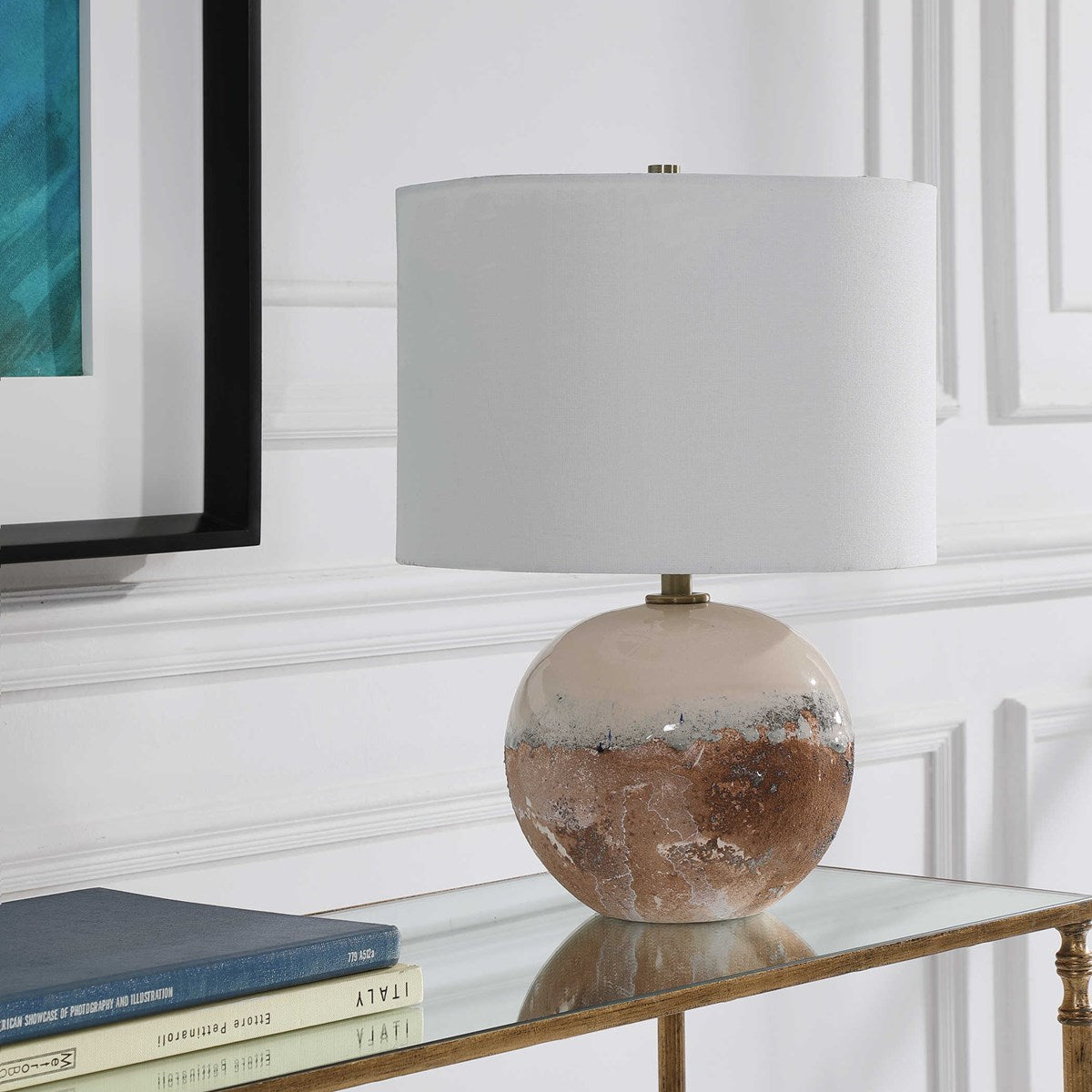 Mameli 18 in. Ceramic Table Lamp