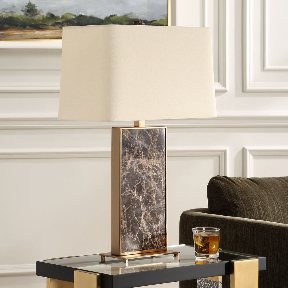 Nievole 28 in. Marble Table Lamp