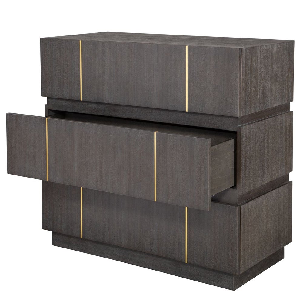 Borsari 37 in. Acacia Veneer Chest