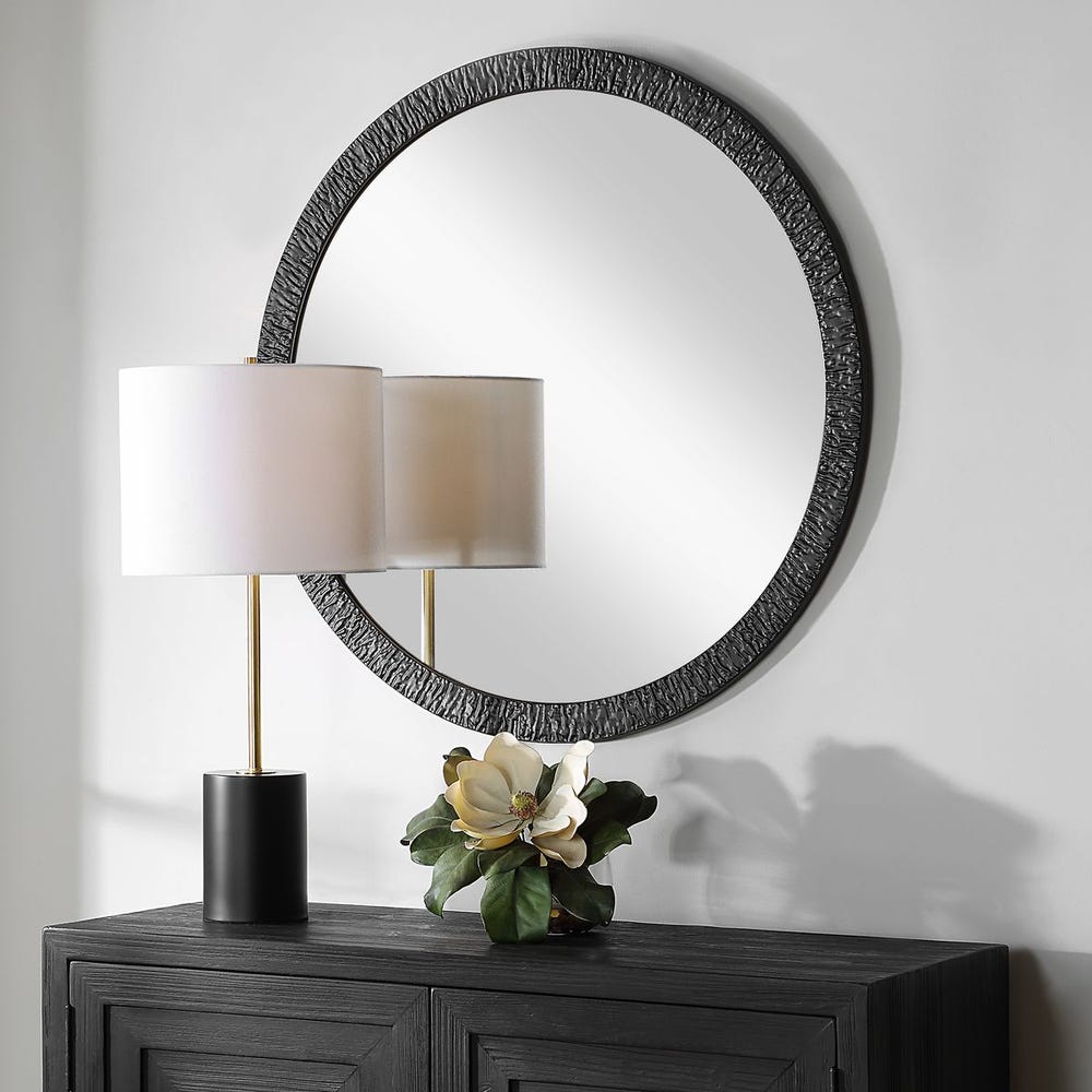 Cascia 34 in. Round Mirror