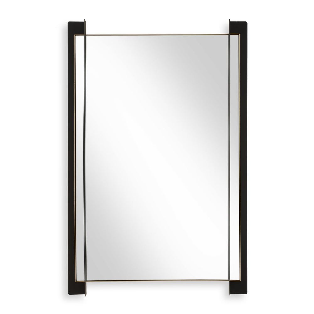 Stradone 39 in. Iron Frame Mirror