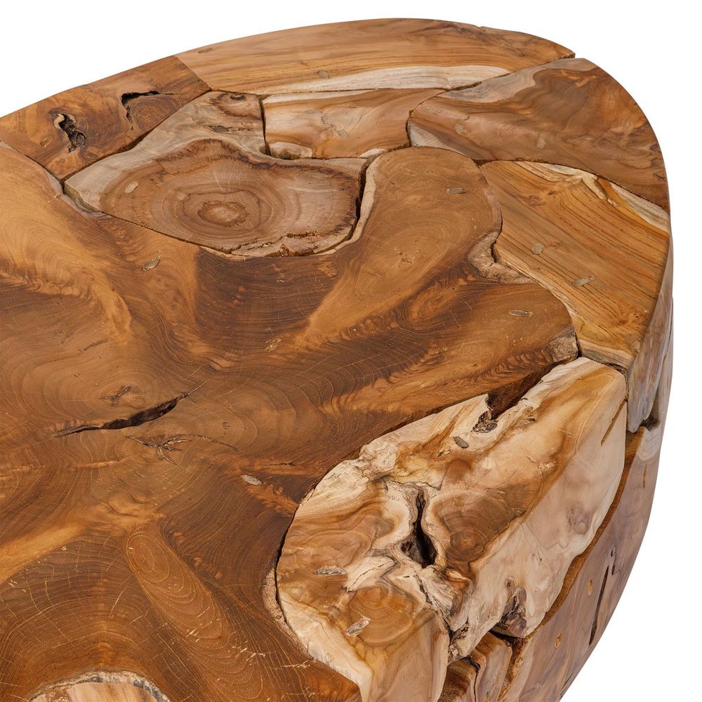Brigida 48 in. Solid Teak Outdoor Coffee Table