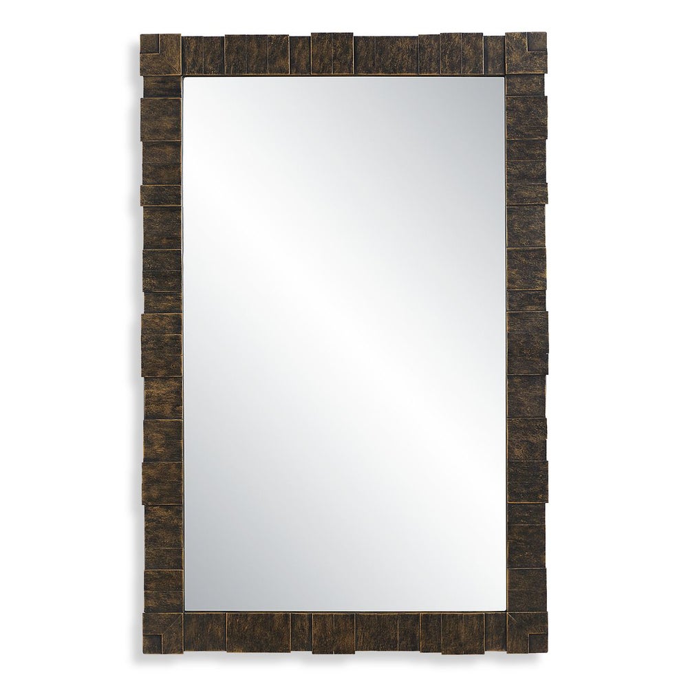 Deiva 45 in. Layered Metal Frame Mirror