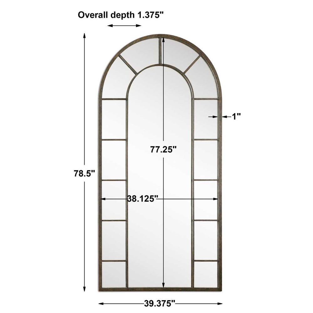 Vieste 79 in. Arch Mirror