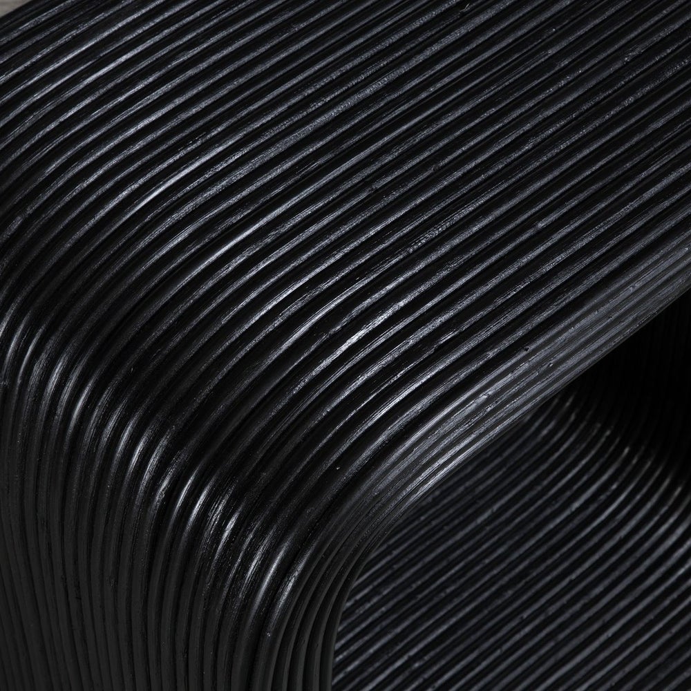 Pardu 25 in. Rattan Accent Table