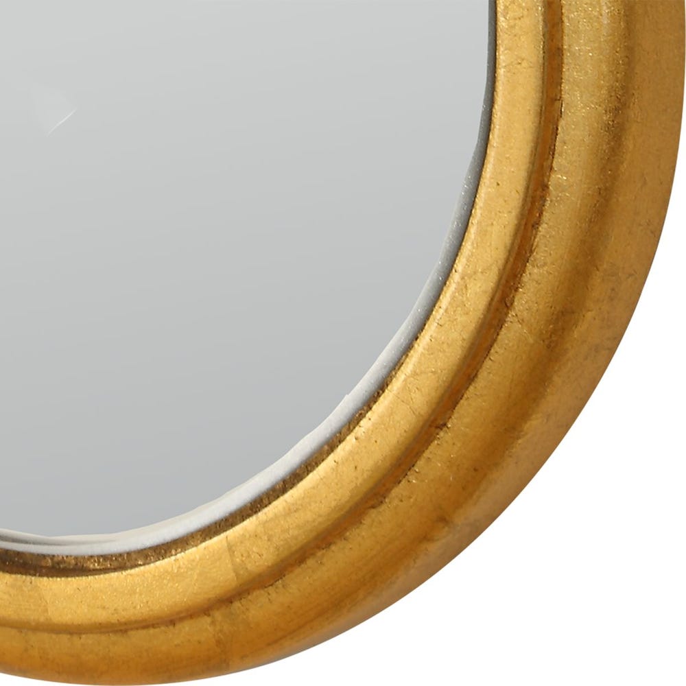 Zanclea 36 in. Scalloped Edges Mirror
