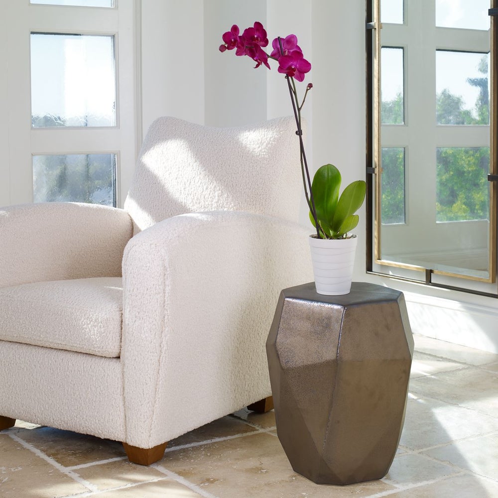 Biagio 18 in. Ceramic Accent Table