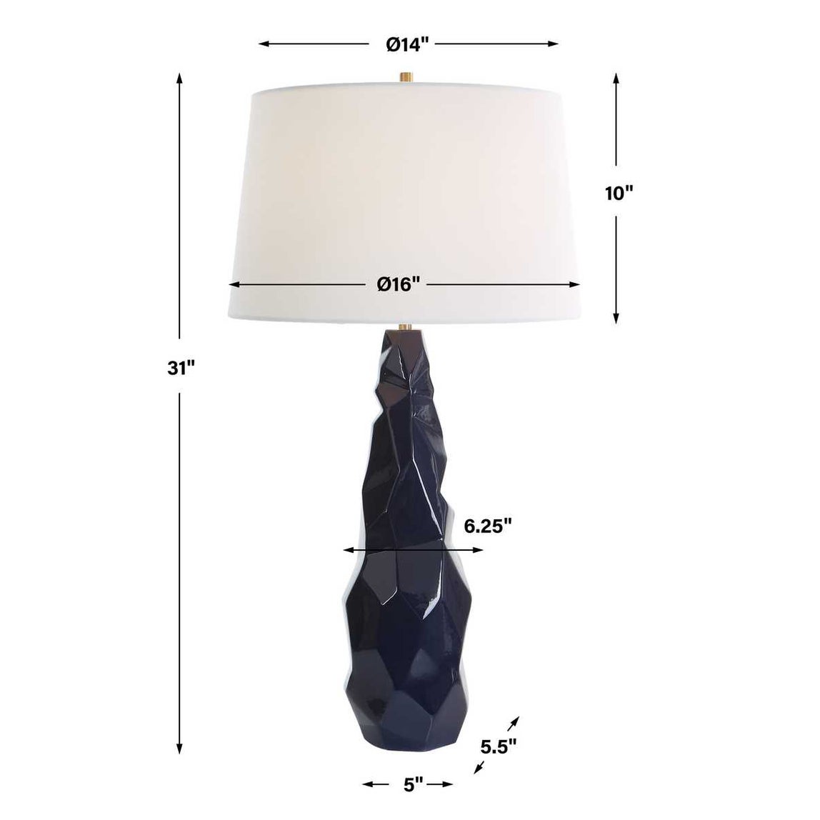 Ruota 31 in. Ceramic Table Lamp