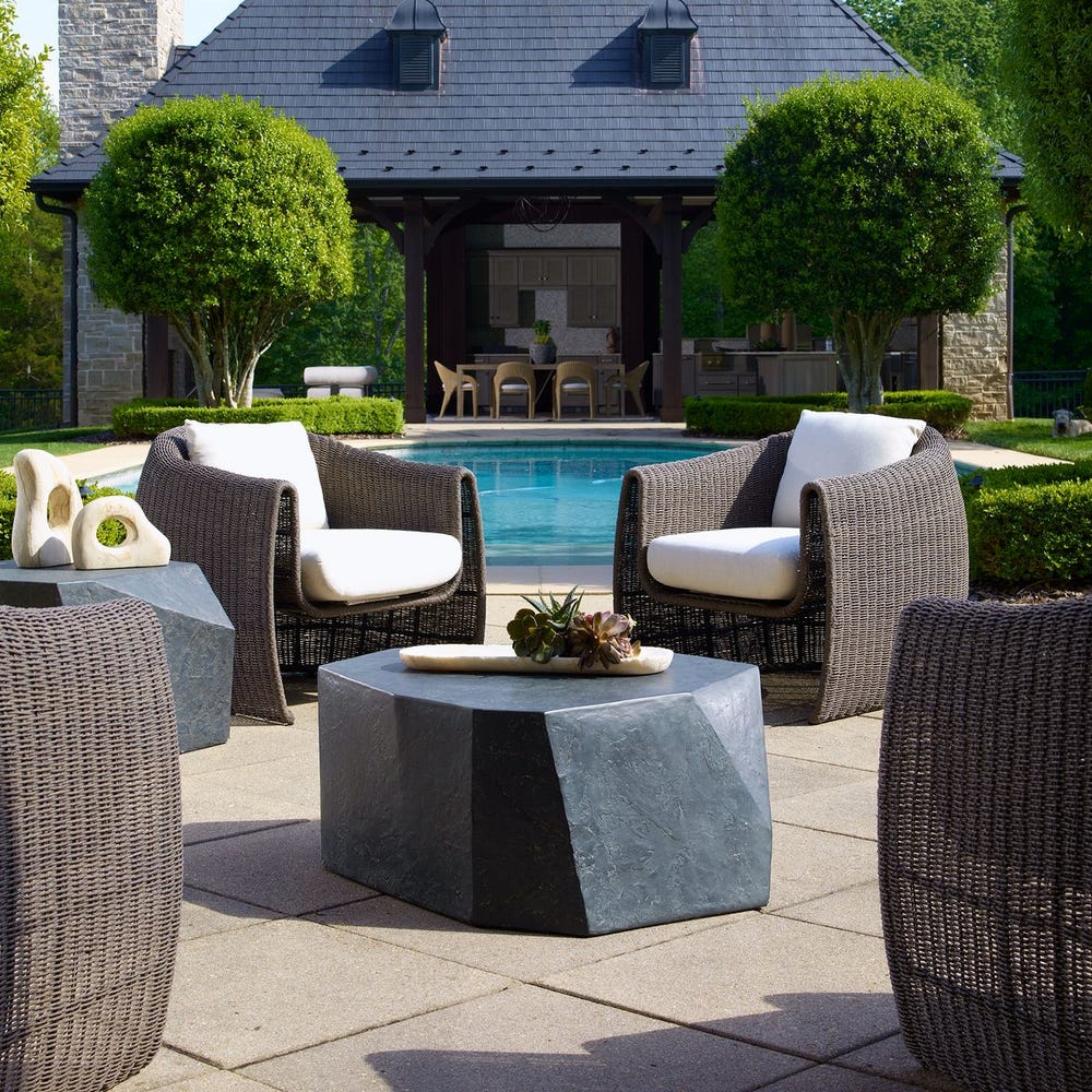 Brunico 38 in. Outdoor Coffee Table