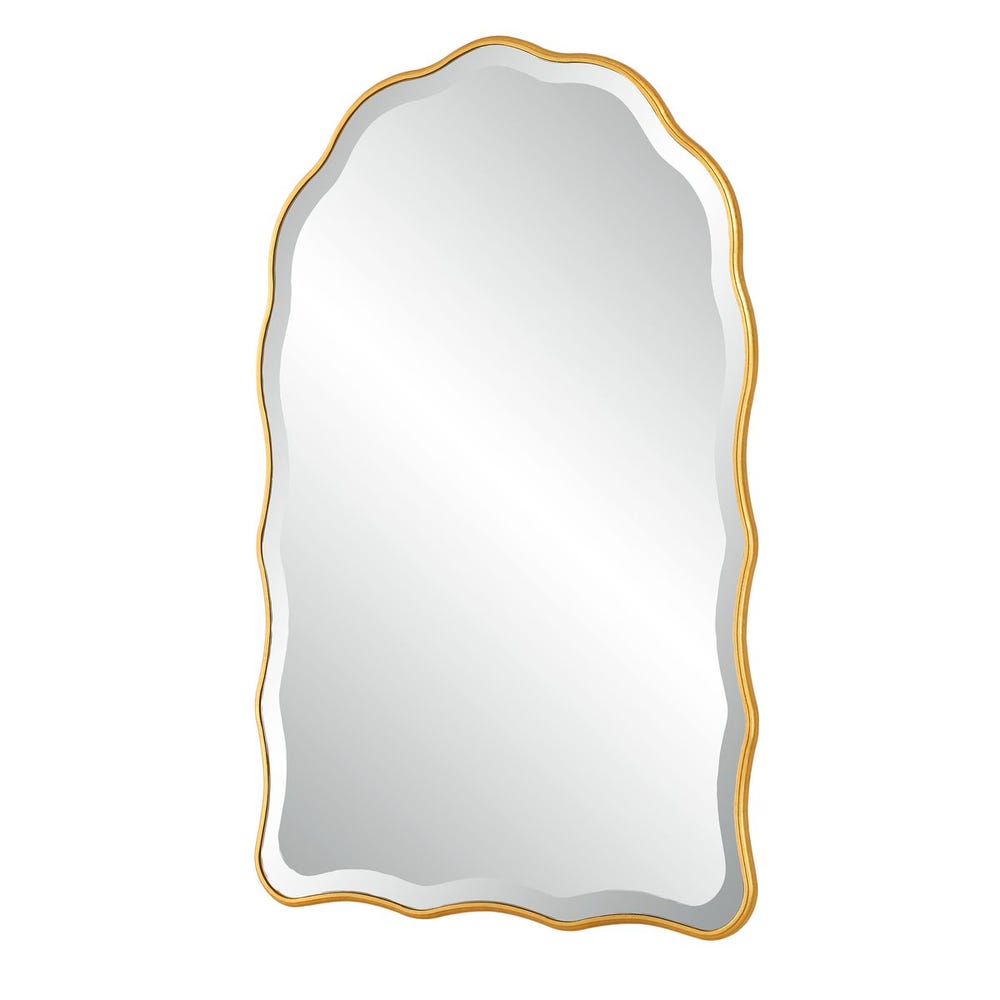 Zanclea 36 in. Scalloped Edges Mirror