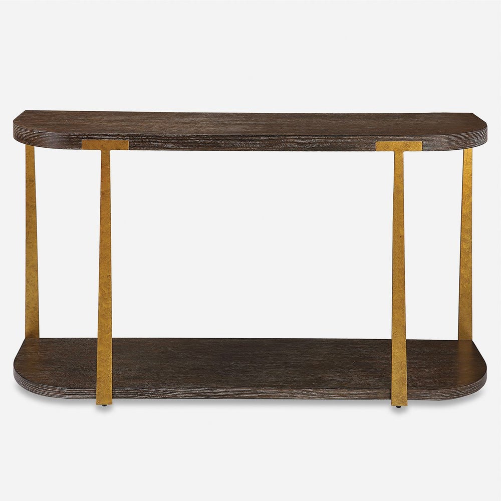 Paliano 54 in. Oak Veneer Console Table