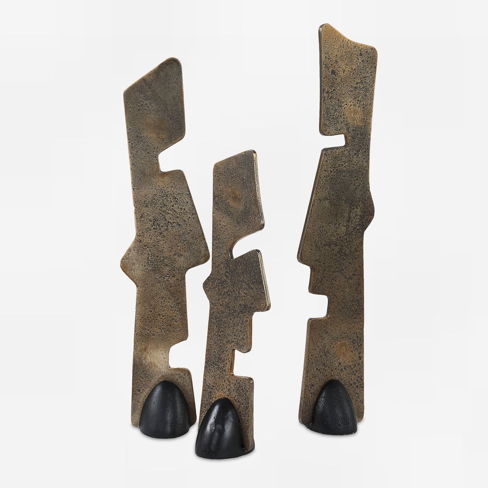 Caminata Bronze Sculptures - Set of 3