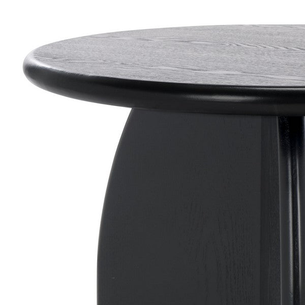 Rovigo 20 in. Wood Accent Table - Black