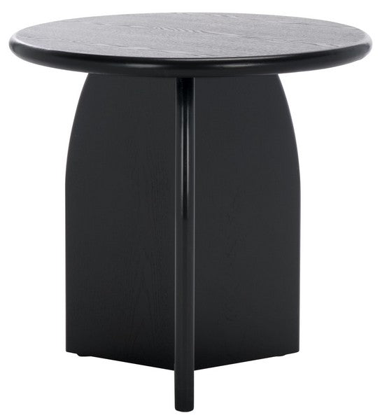 Rovigo 20 in. Wood Accent Table - Black