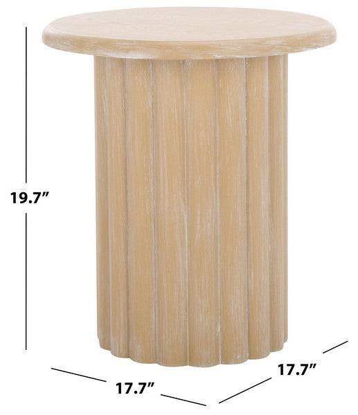 Aeroporto 20 in. Wood Accent Table