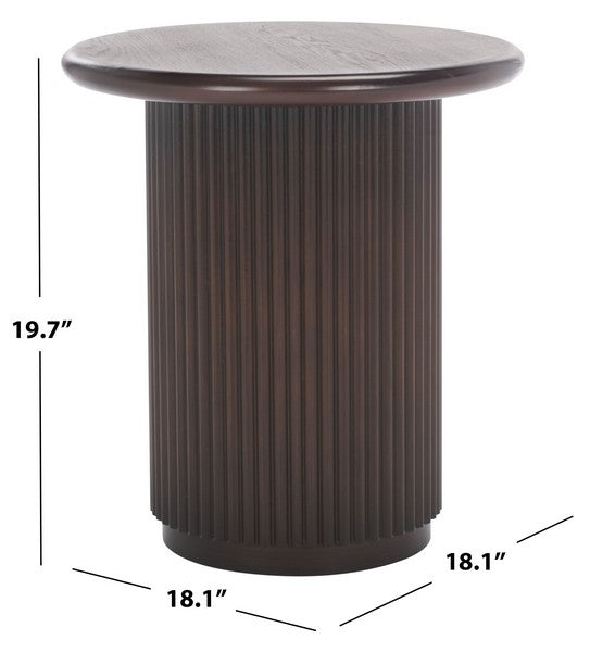 Sugano 20 in. Wood Accent Table