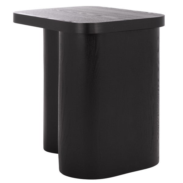 Zuglio 24 in. Wood Accent Table - Black