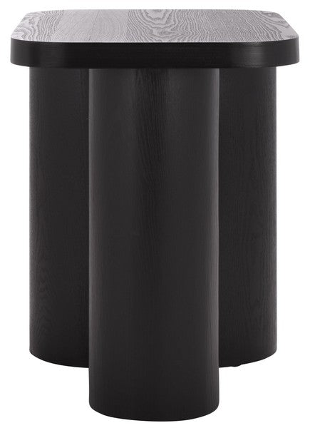 Zuglio 24 in. Wood Accent Table - Black