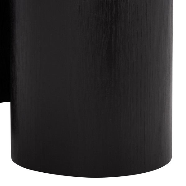 Zuglio 24 in. Wood Accent Table - Black