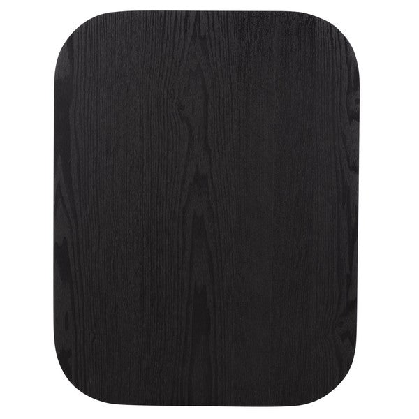Zuglio 24 in. Wood Accent Table - Black