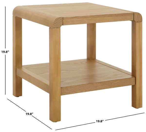 Seghe 20 in. Wood Accent Table