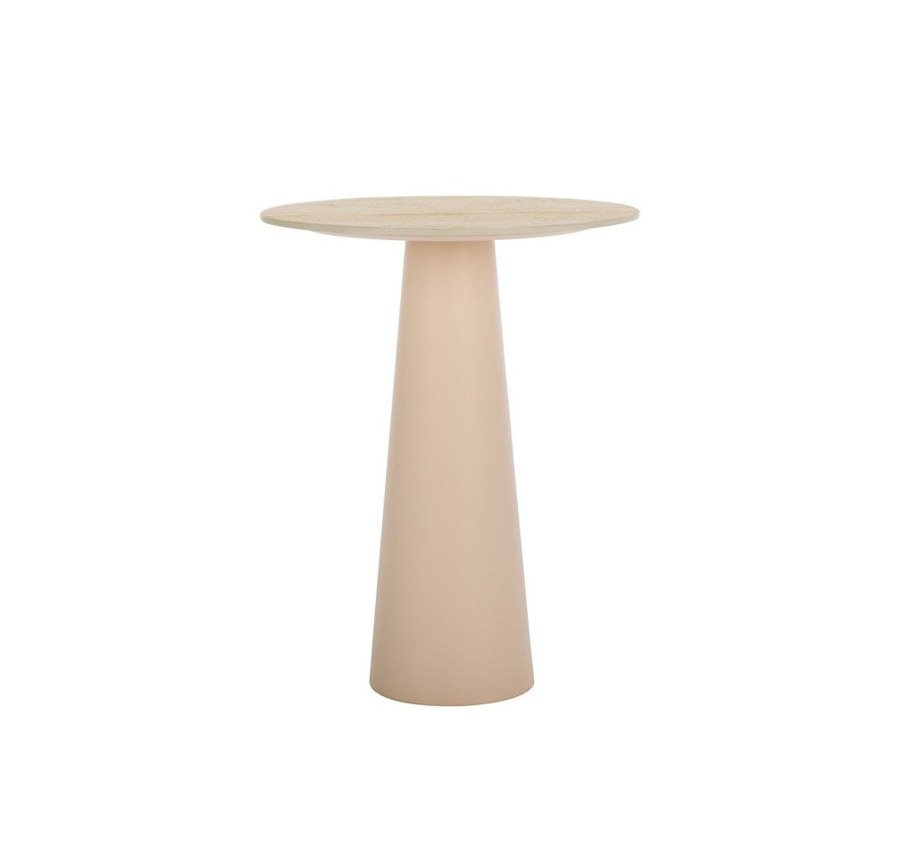 Neviglie 21 in. Ceramic Top Accent Table