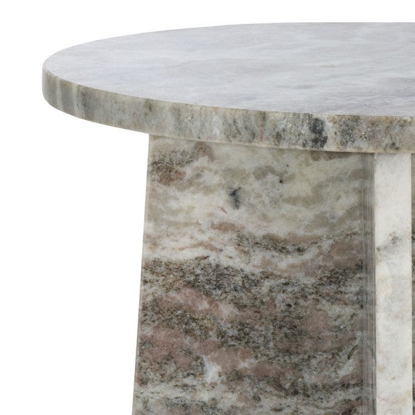 Stazione 22 in. Marble Accent Table