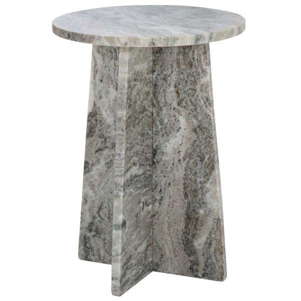 Stazione 22 in. Marble Accent Table