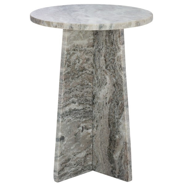 Stazione 22 in. Marble Accent Table