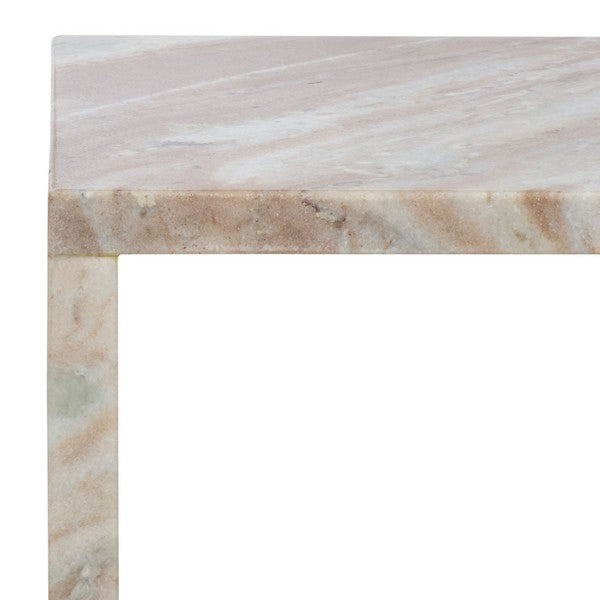 Levada 28 in. Marble Accent Table