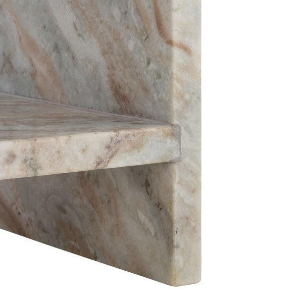 Levada 28 in. Marble Accent Table