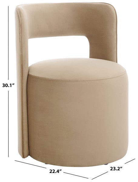 Celesia Velvet Accent Chair