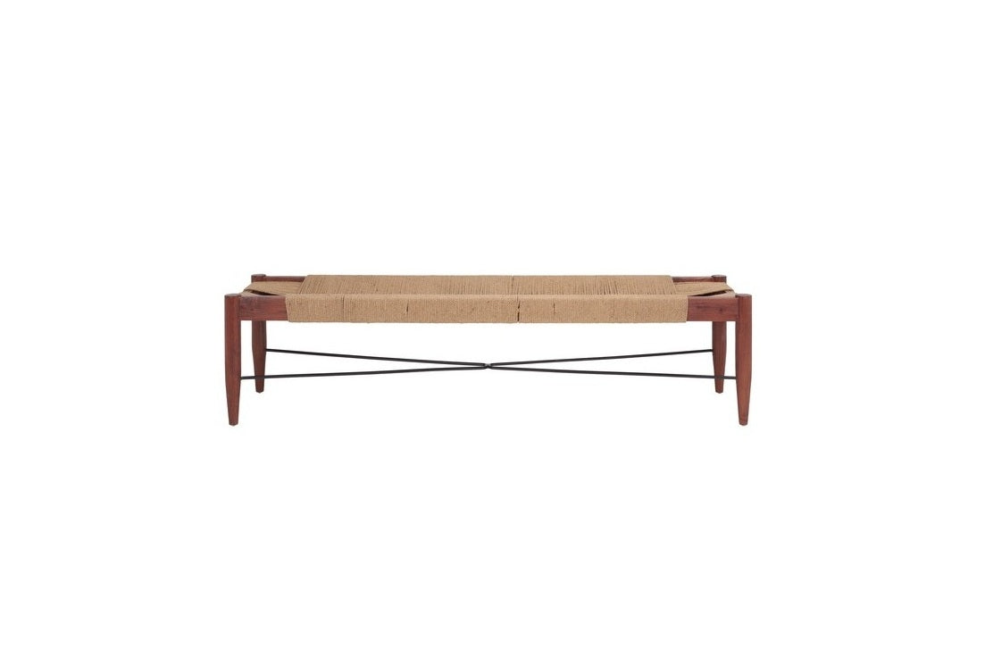 Dogana Woven Natural Jute Bench